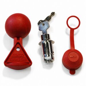 Kulekoblingslås + safety ball